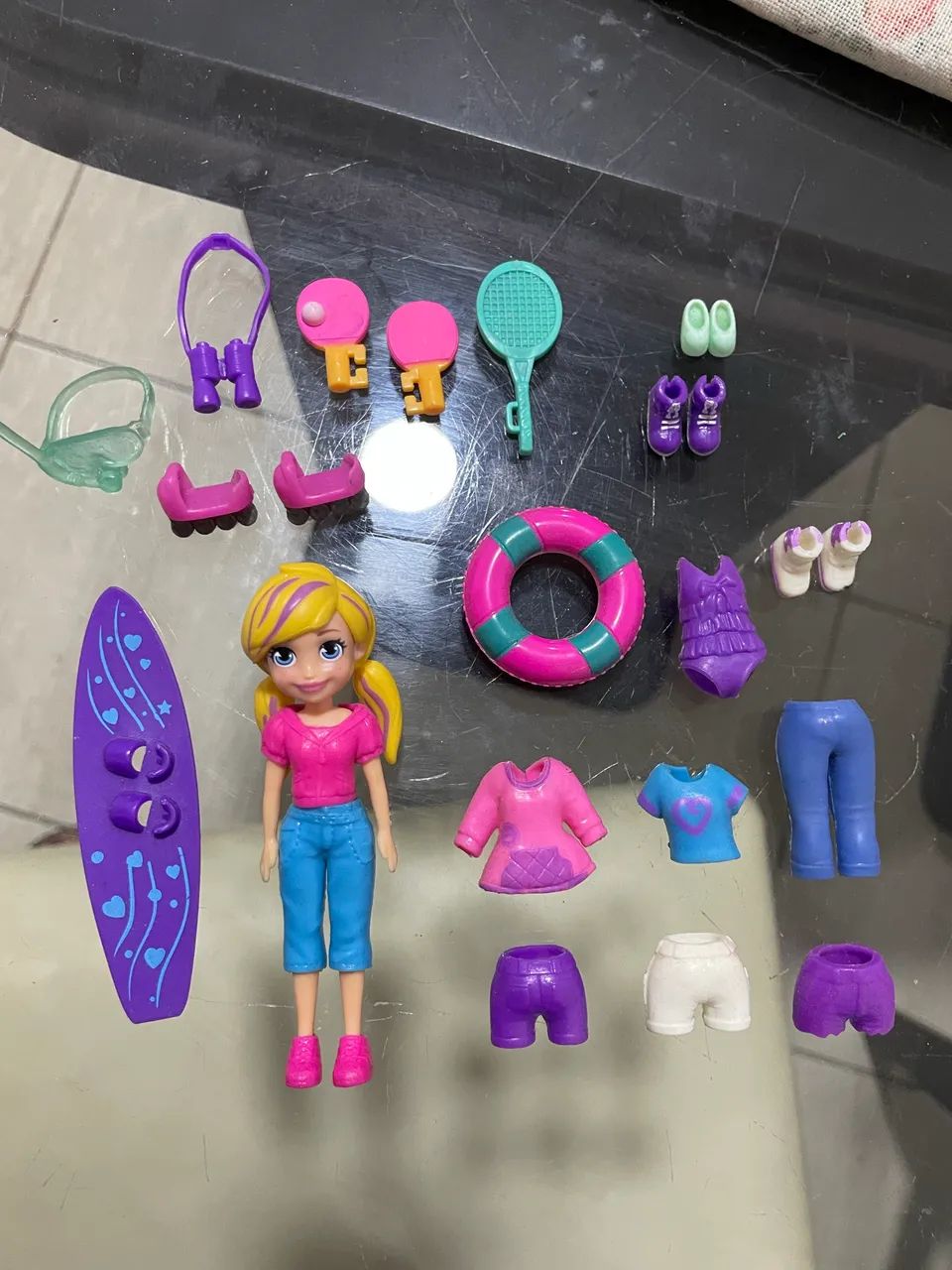 Polly Pocket Praia e Esporte 