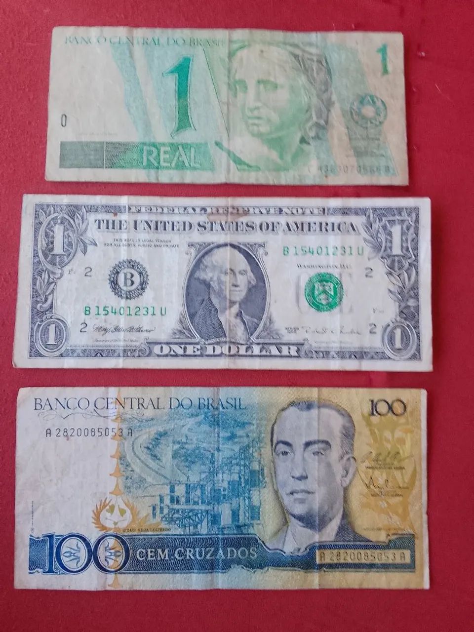Cédulas +  Moedas  - Detalhes na Descrição. 