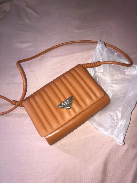 Bolsa de mão marrom - Nova - Foto 4