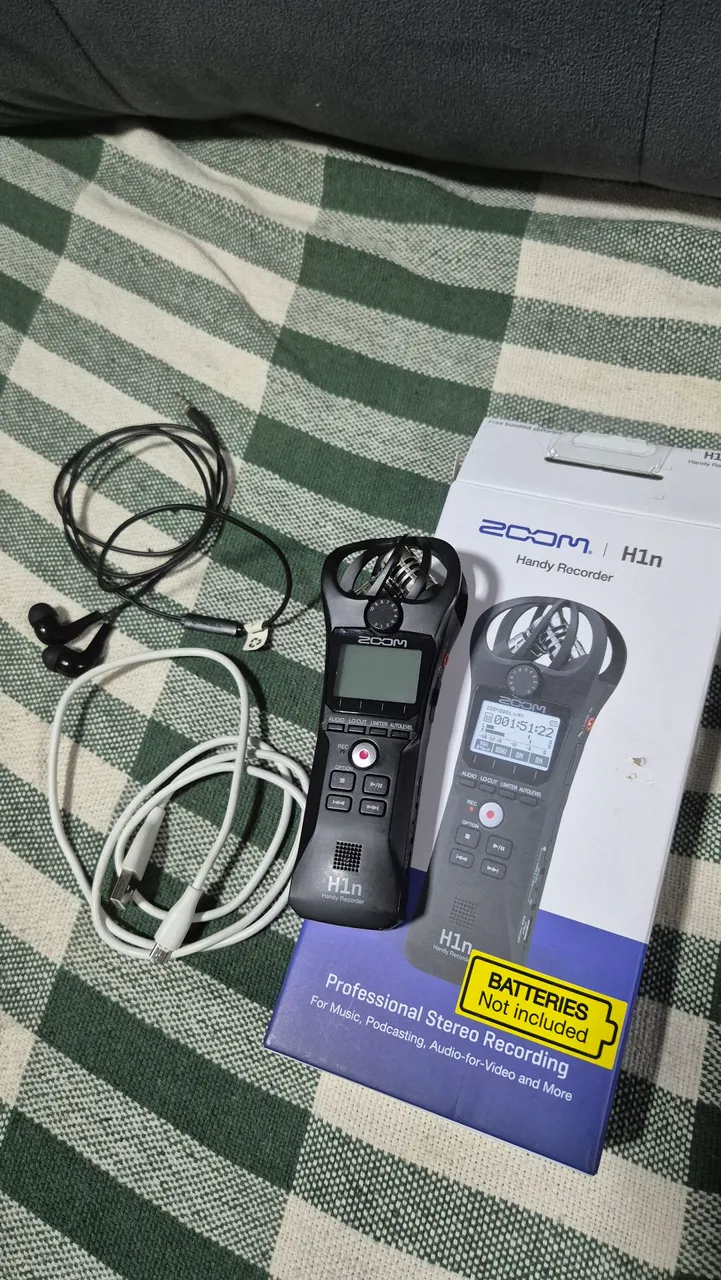 Gravador Portátil Zoom H1n - Profissional