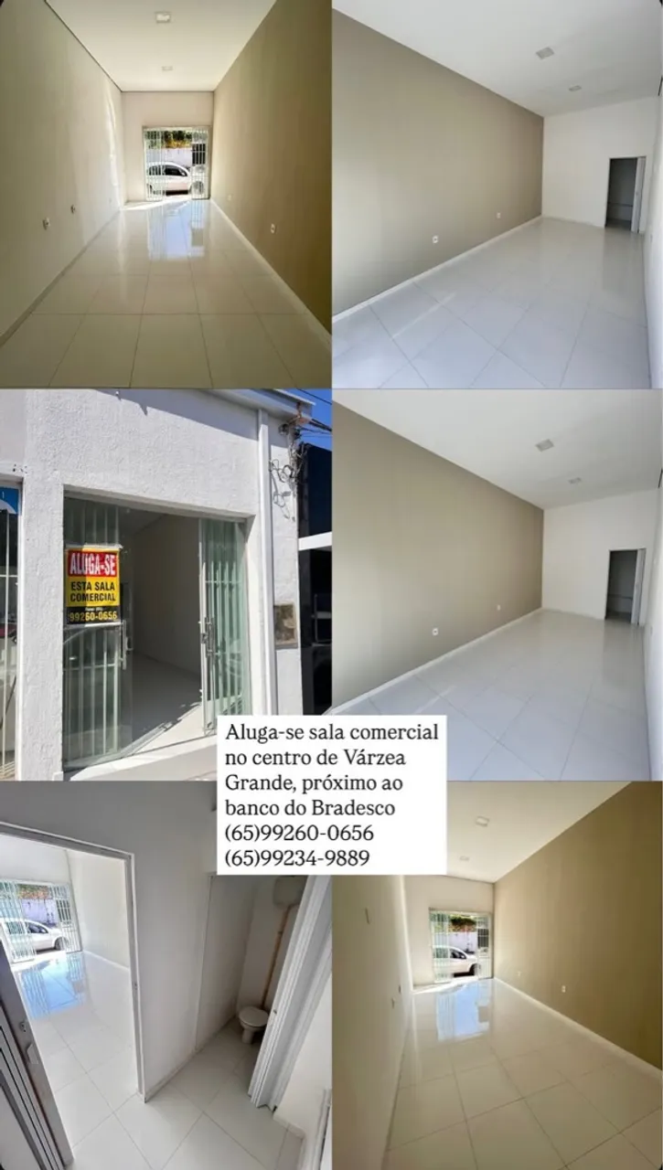 Ponto comercial p/ locação no centro de Várzea Grande