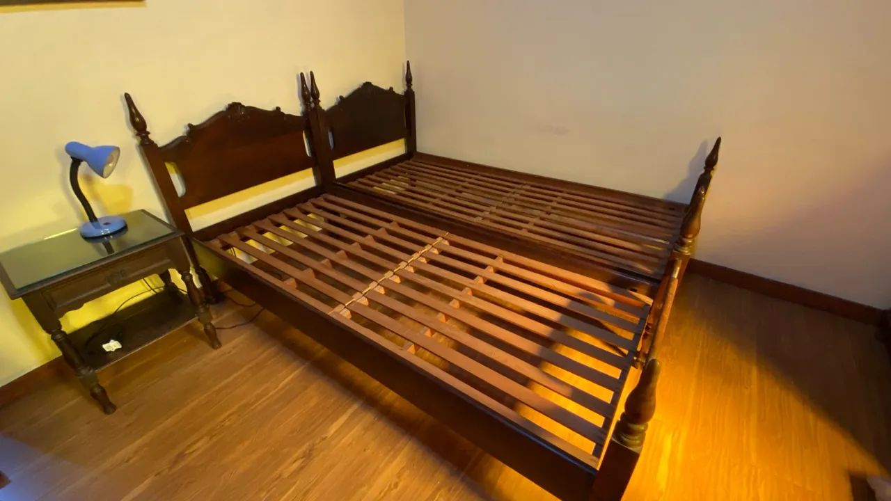 Cama de Madeira com Estrado - Foto 5