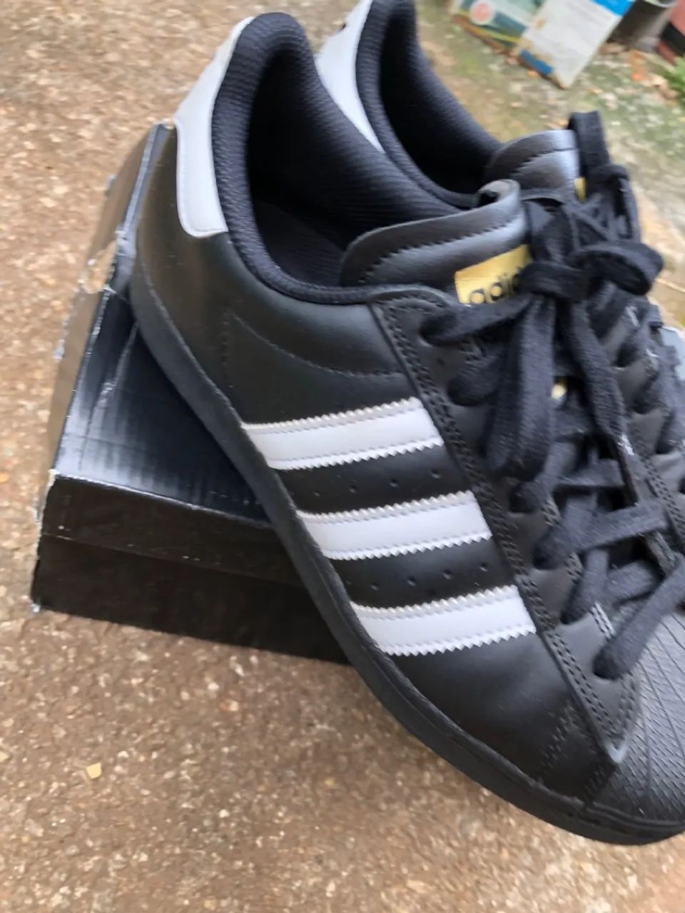 Tênis Adidas Superstar Preto - Foto 4