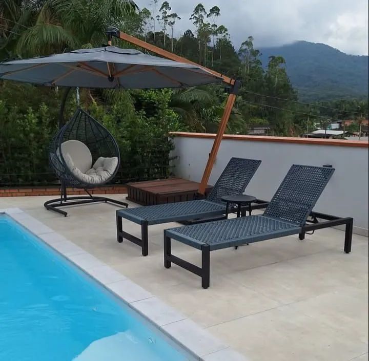 Conjunto de Poltronas e Mesa de Jantar para Área Externa - Foto 4