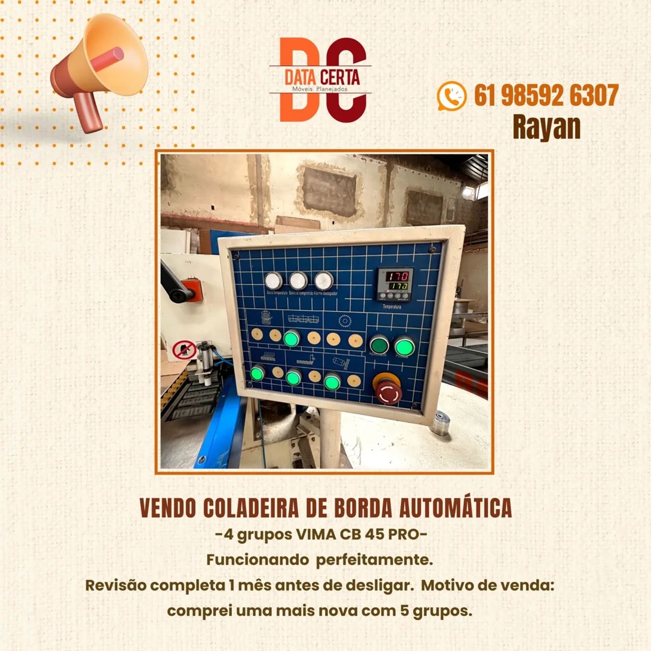 Coladeira de borda VIMA CB 45 PRO. 4 grupos - Foto 4