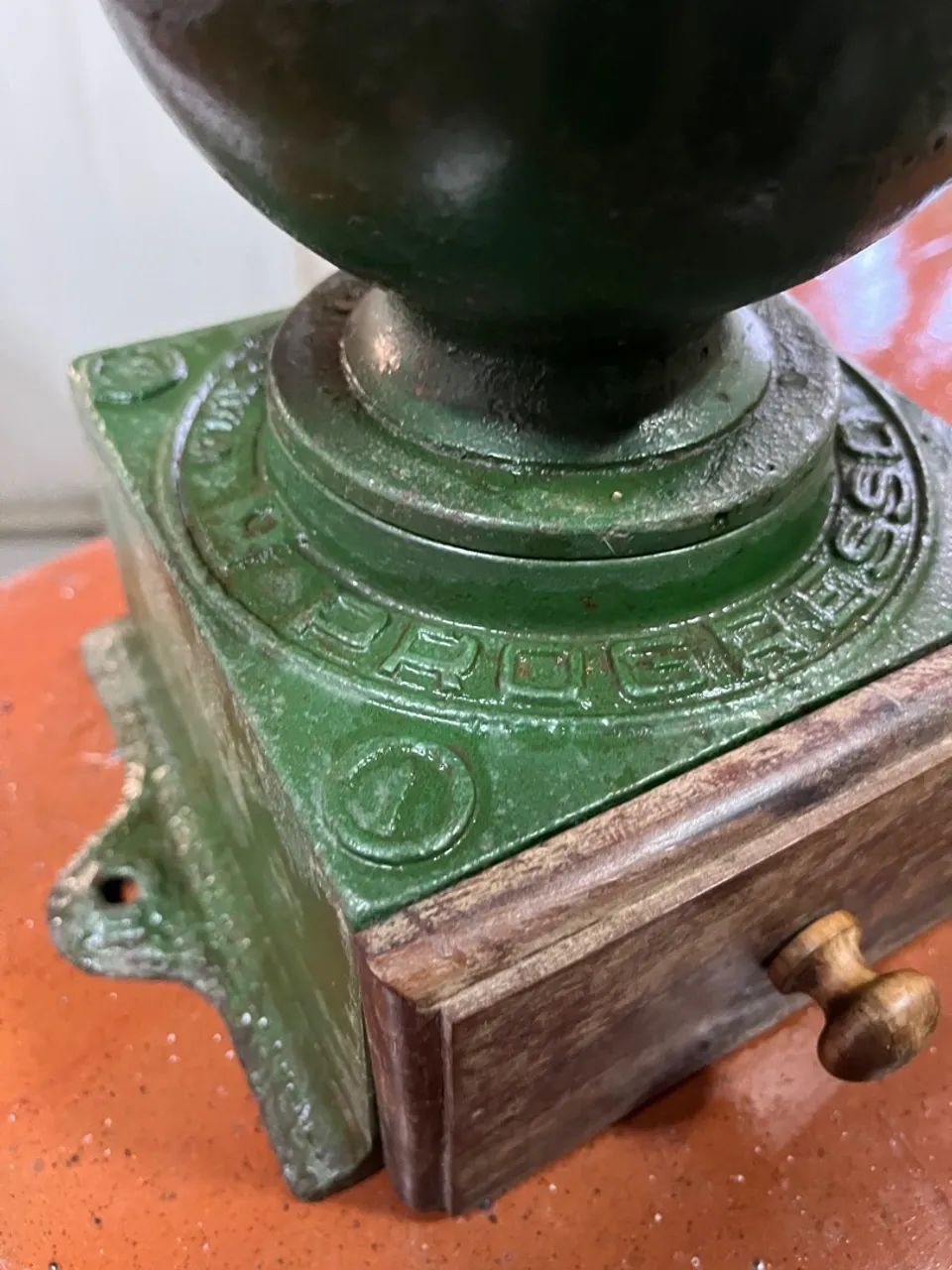 Antigo Moedor de Café Progresso Nº1 - Frete Grátis - Foto 4