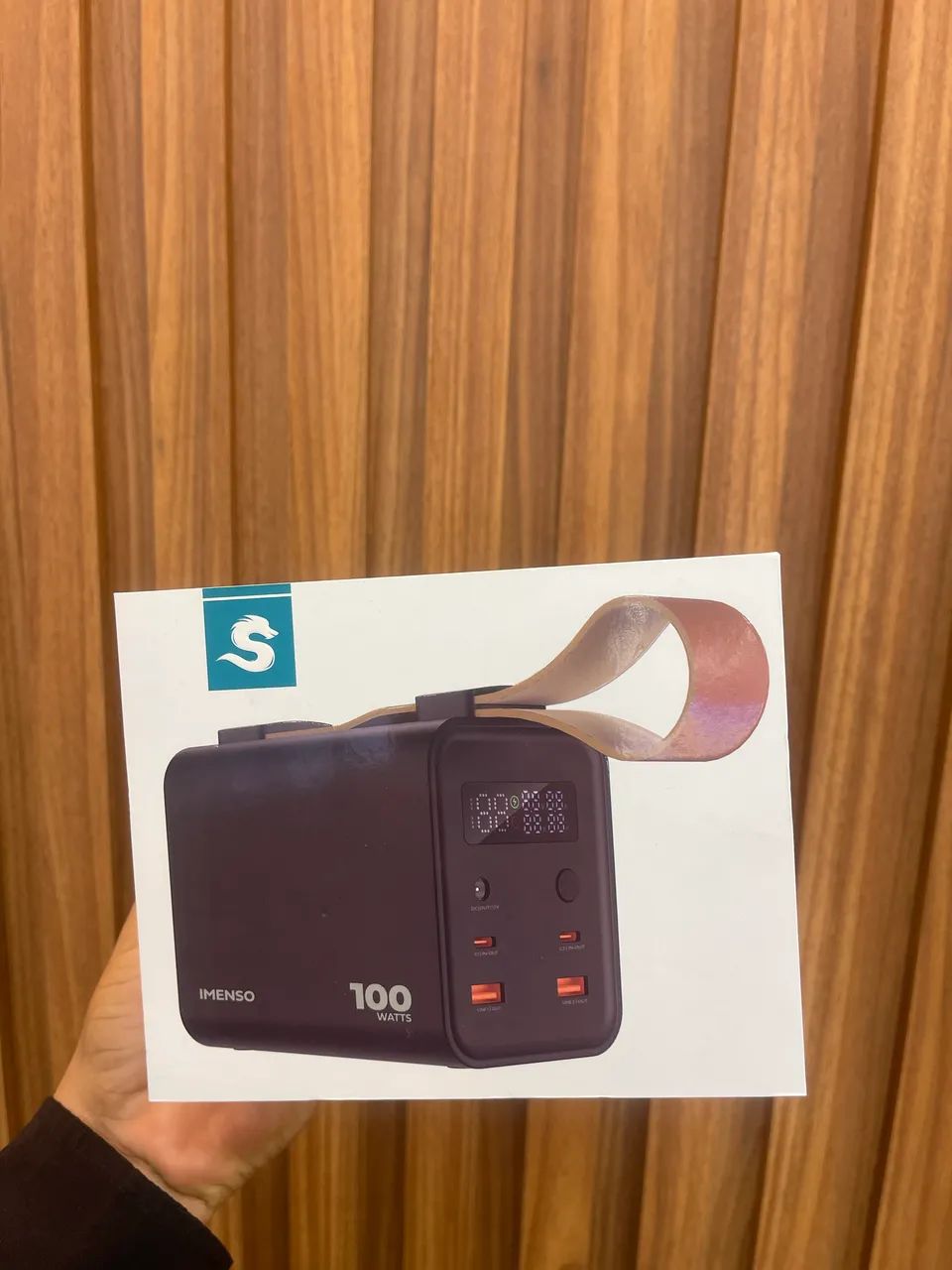 Carregador Portátil Imenso 618S 60000mAh 100w Ultra Rápido Carrega Starlink - Foto 3