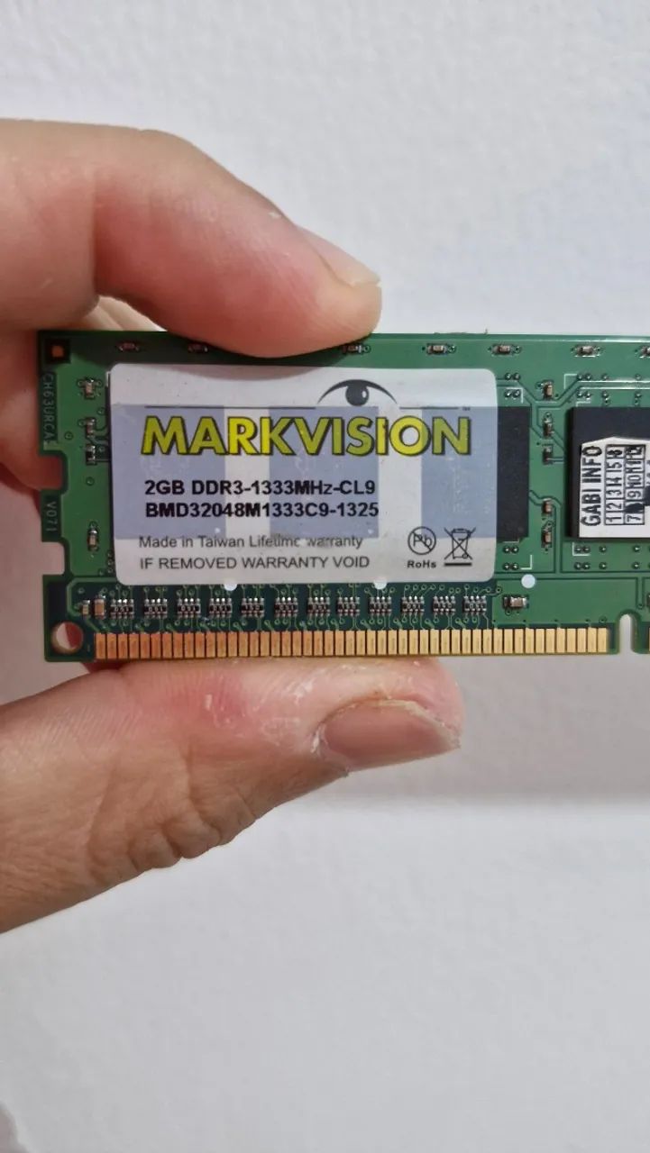Memoria RAM Mark vision DDR3 2GB CADA UMA.  - Foto 2