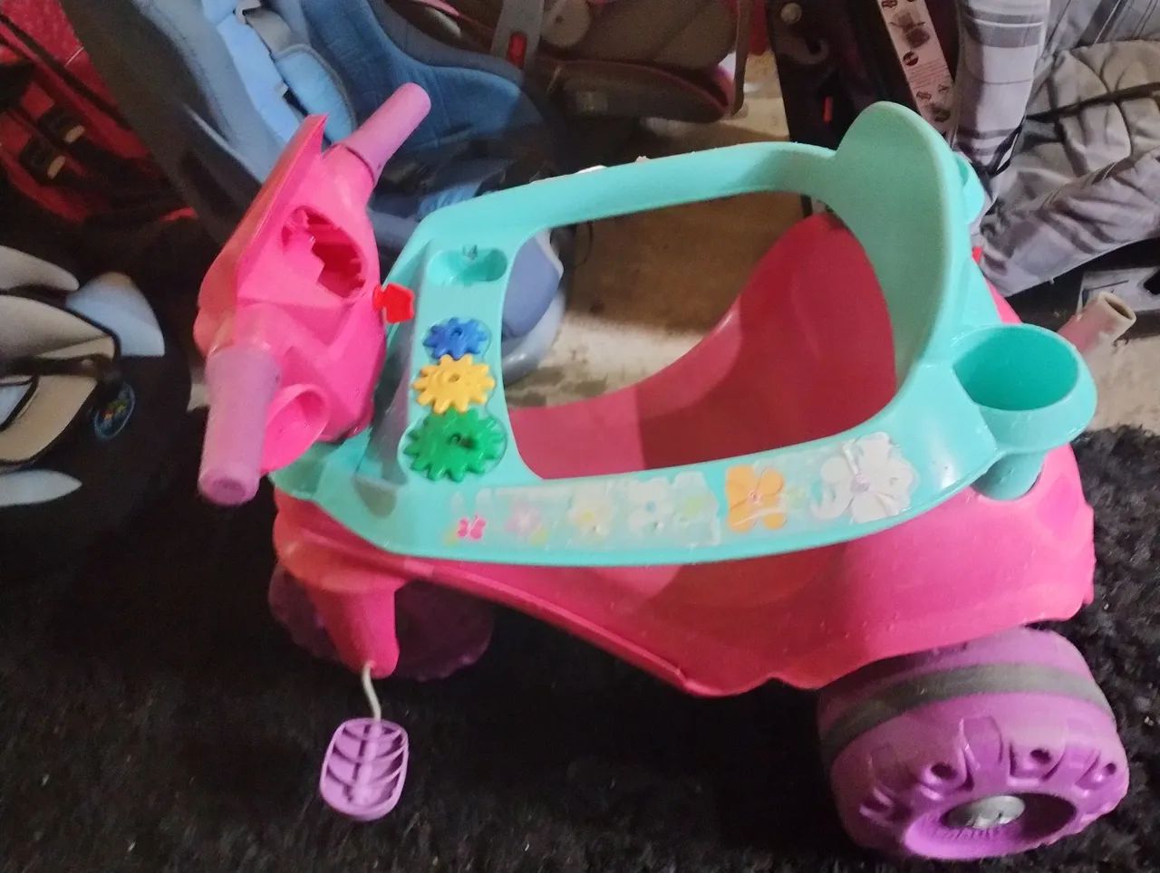 Triciclo infantil para decoração de quarto - Foto 3