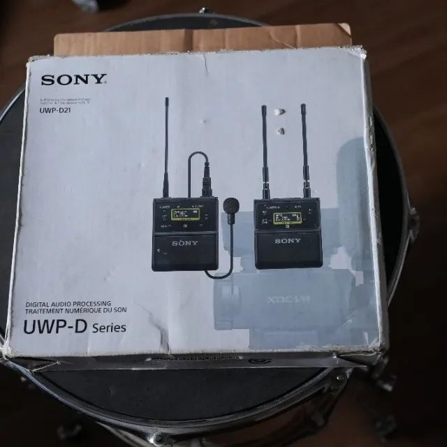 【美品】SONY UWP-D21 （UWP-Dシリーズ） Conjunto de microfone sem fio de cinto UWP-D21 - Sony Pro