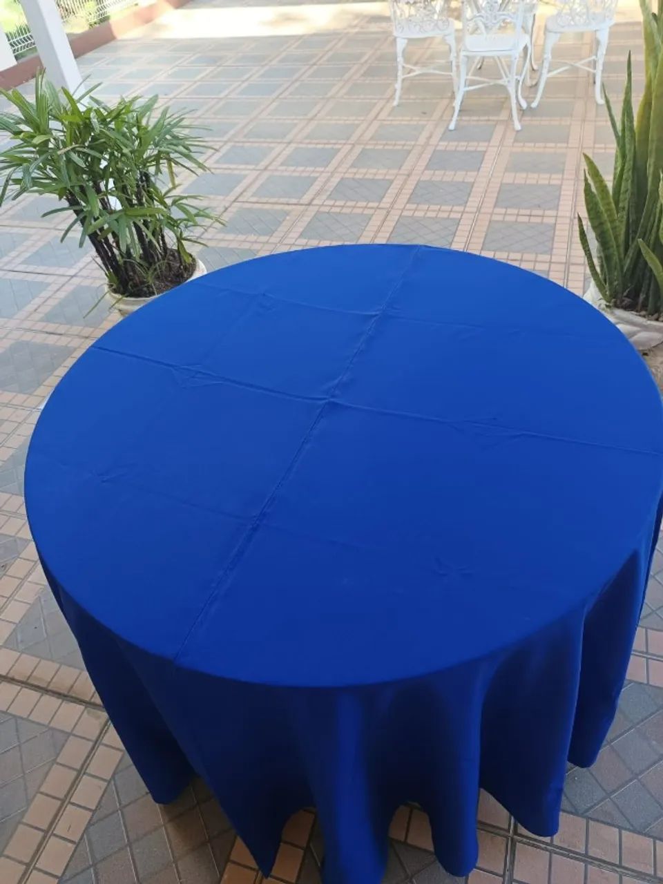 Toalha De Mesa Redonda 1,10m Diâmetro. - Foto 2