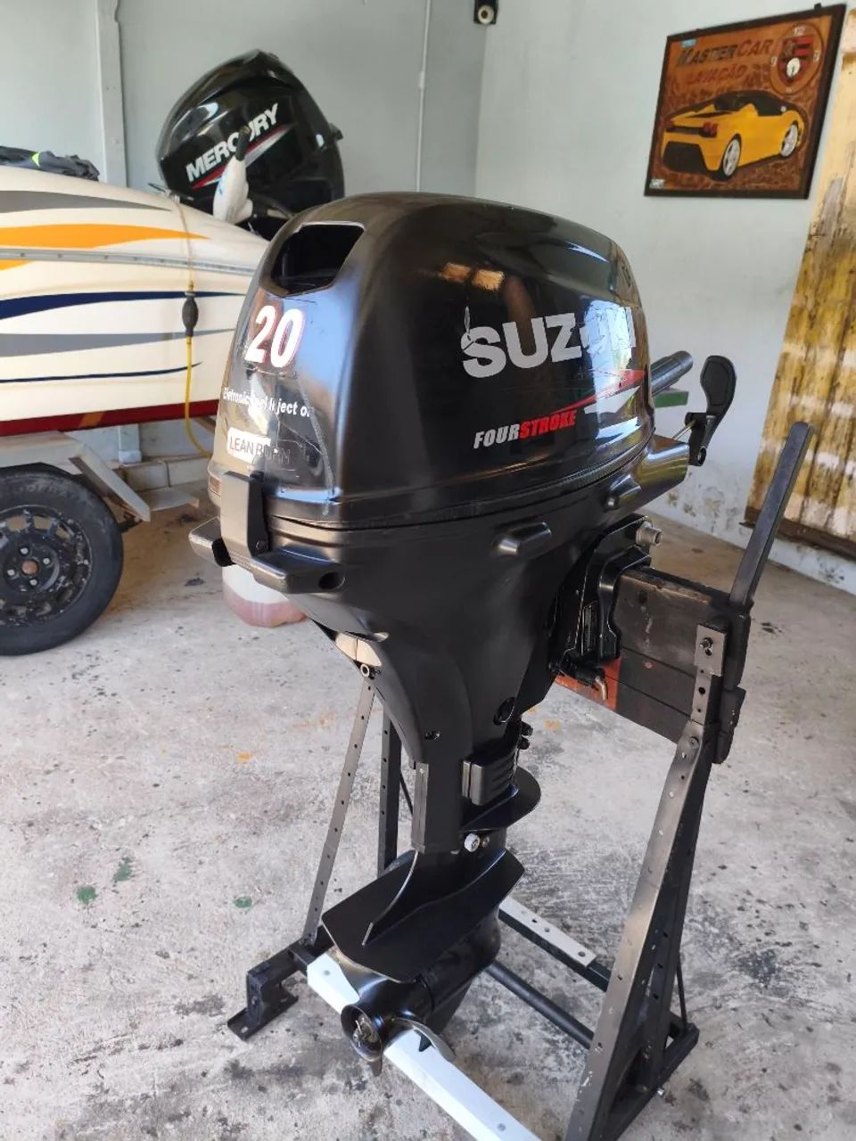 Motor de popa Suzuki 20hp 4 tempos  - Foto 5