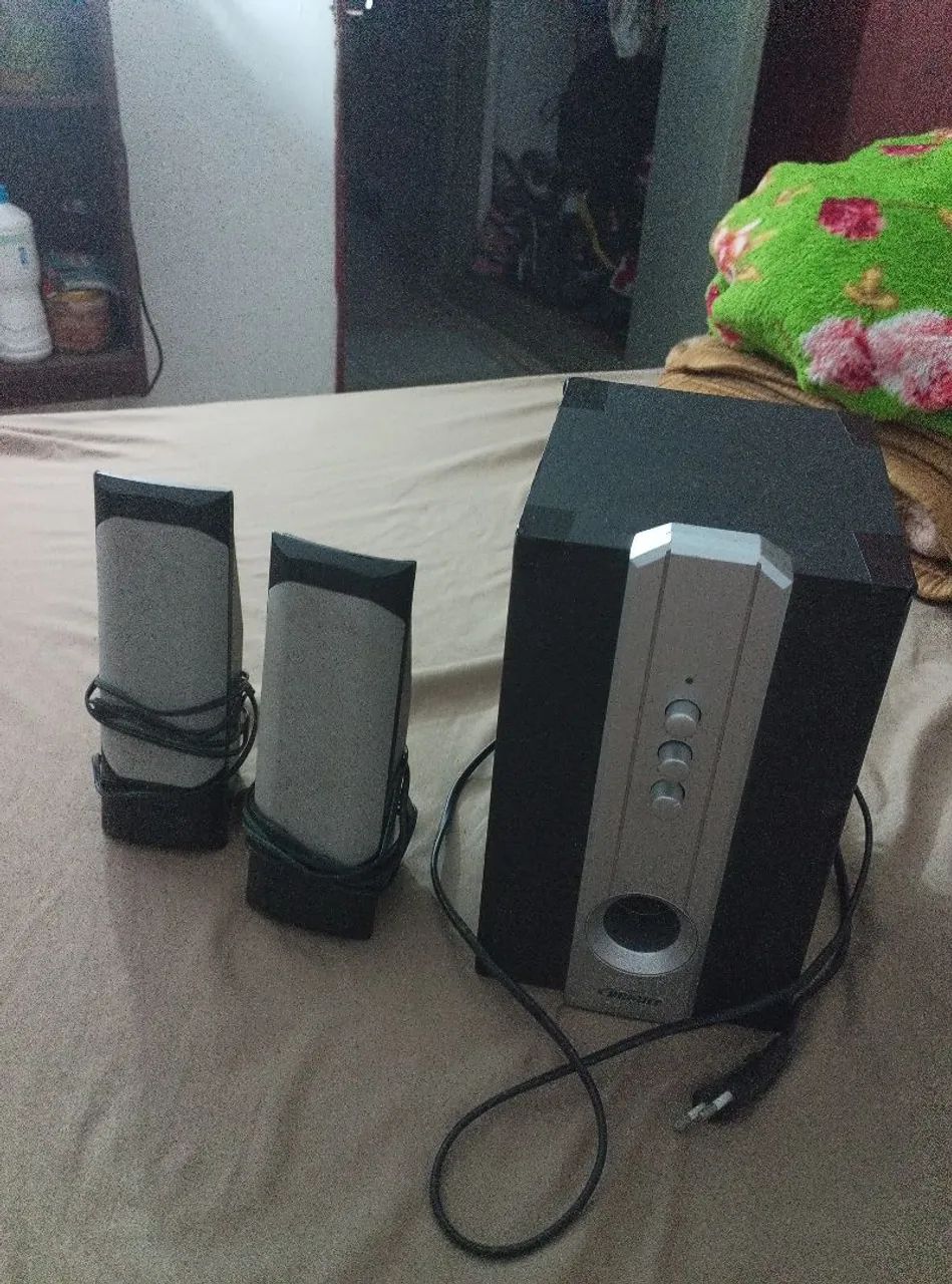 Caixas de Som multiuso, Notebook, Computador ETC. - Foto 3