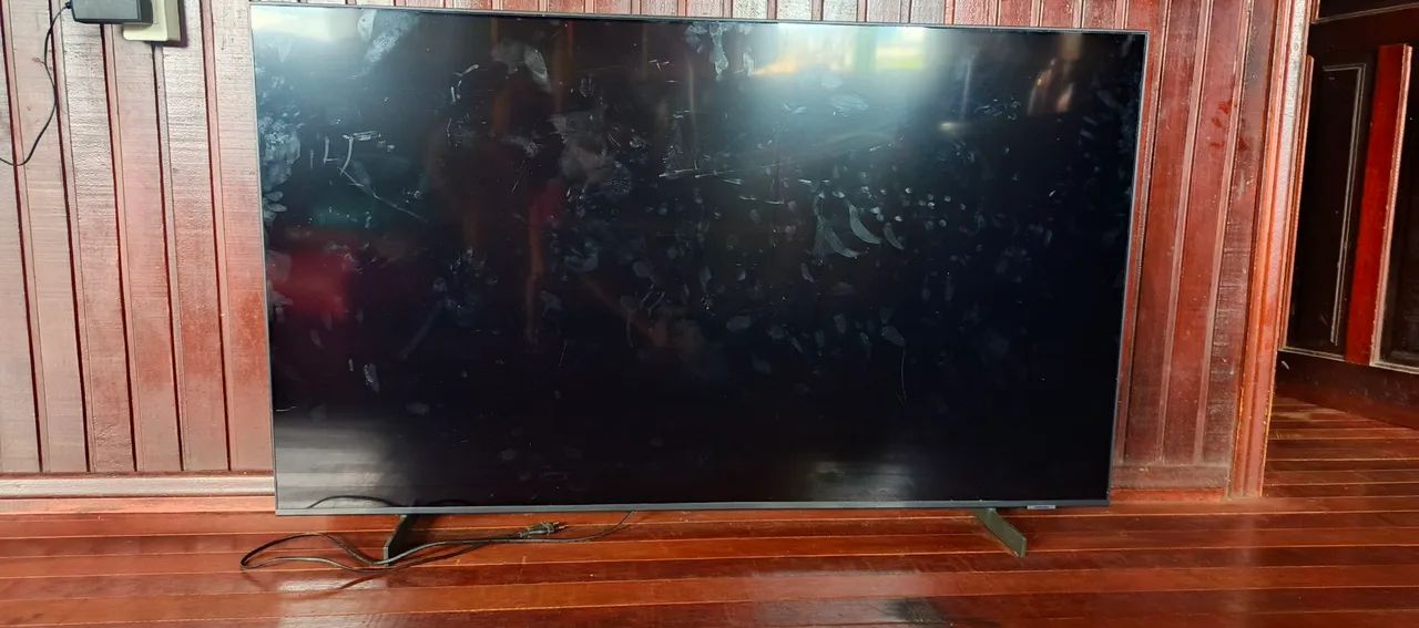 TV 55 polegadas com o display queimado