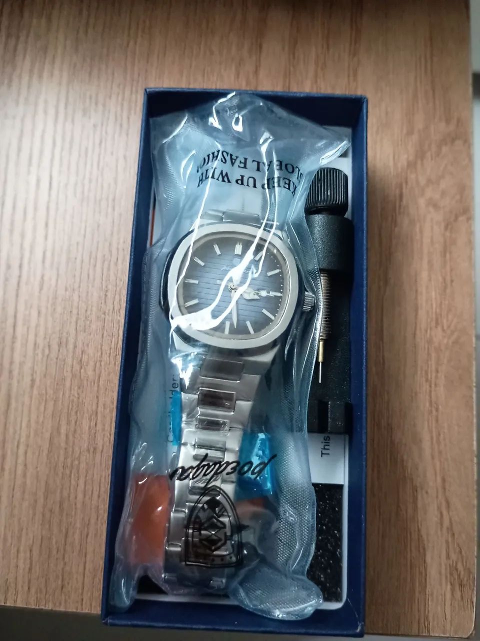 Relógio Poedagar Nautilus Premium azul - Foto 4
