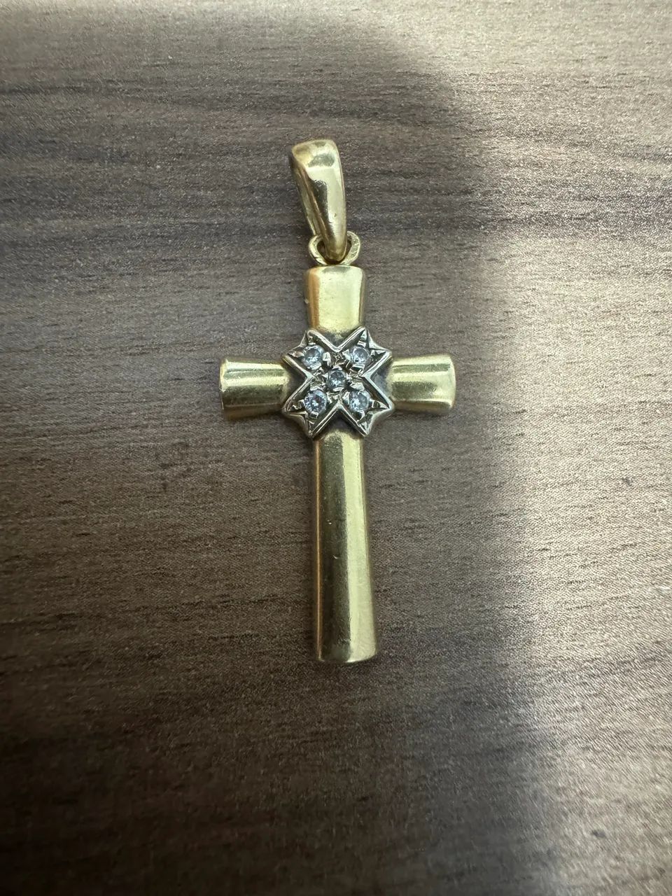 Pingente de Crucifixo de ouro 18K maciço   - Foto 3
