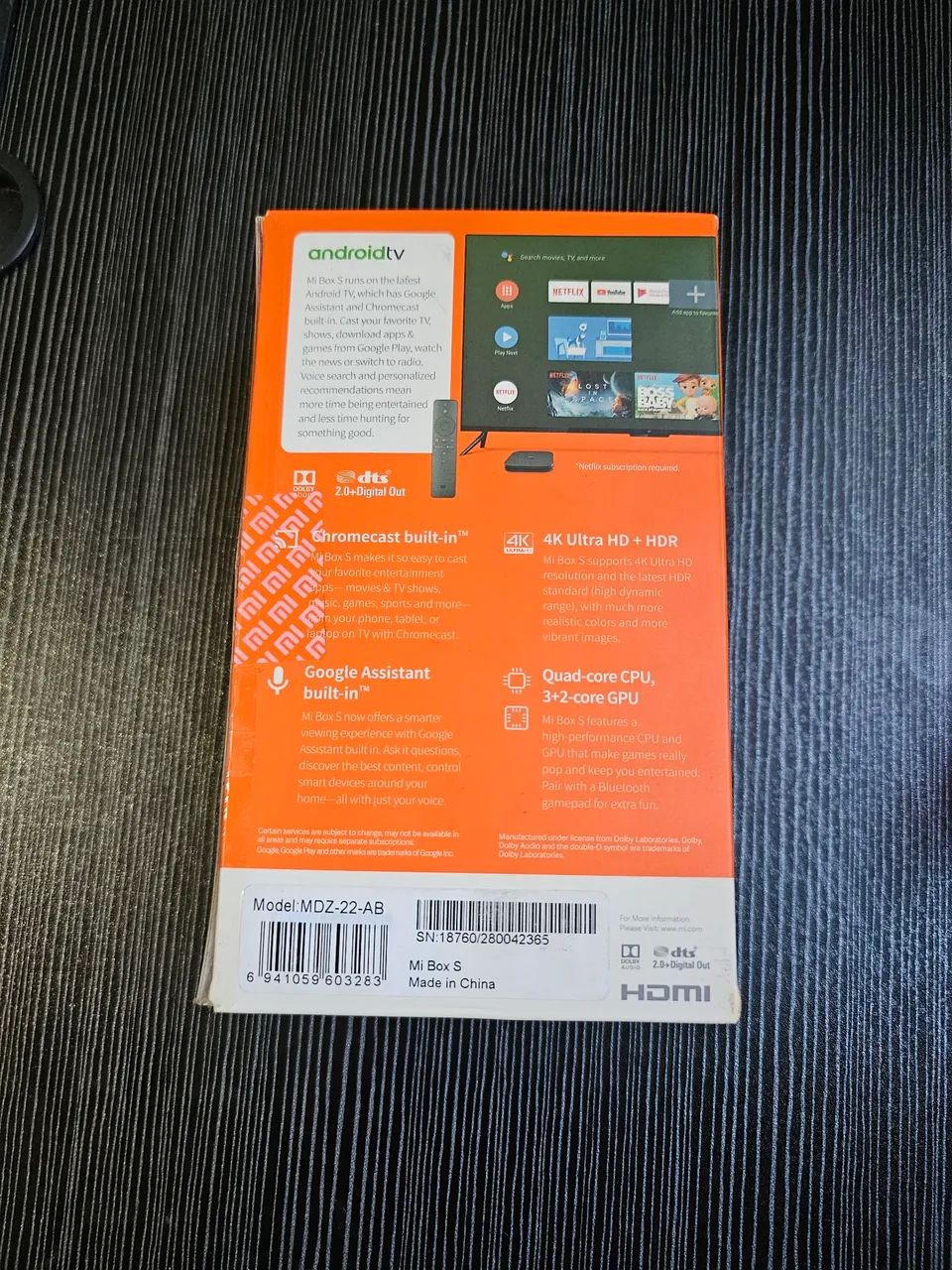 Xiaomi Mi Box S 4K Ultra HD Original - Foto 2