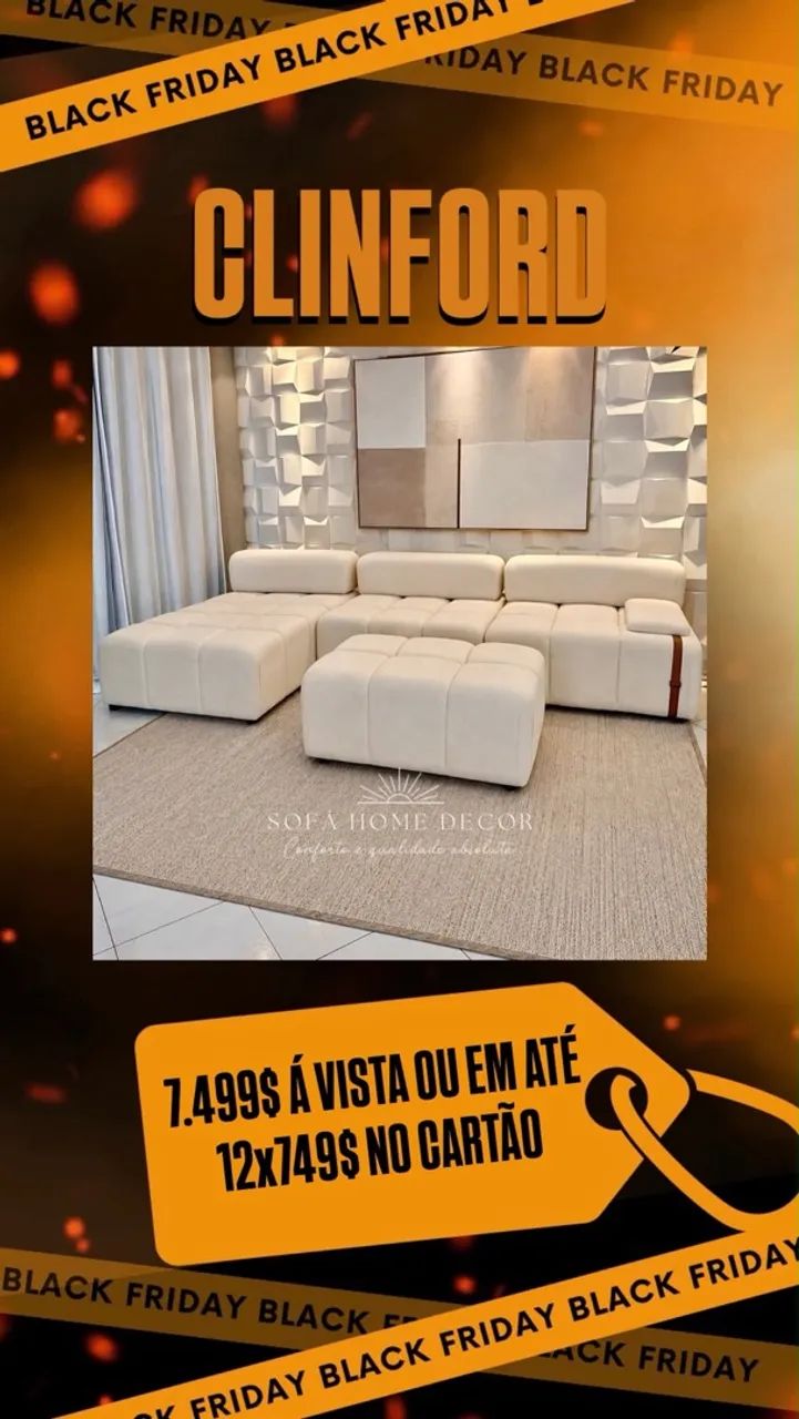 Sofá grande em oferta 