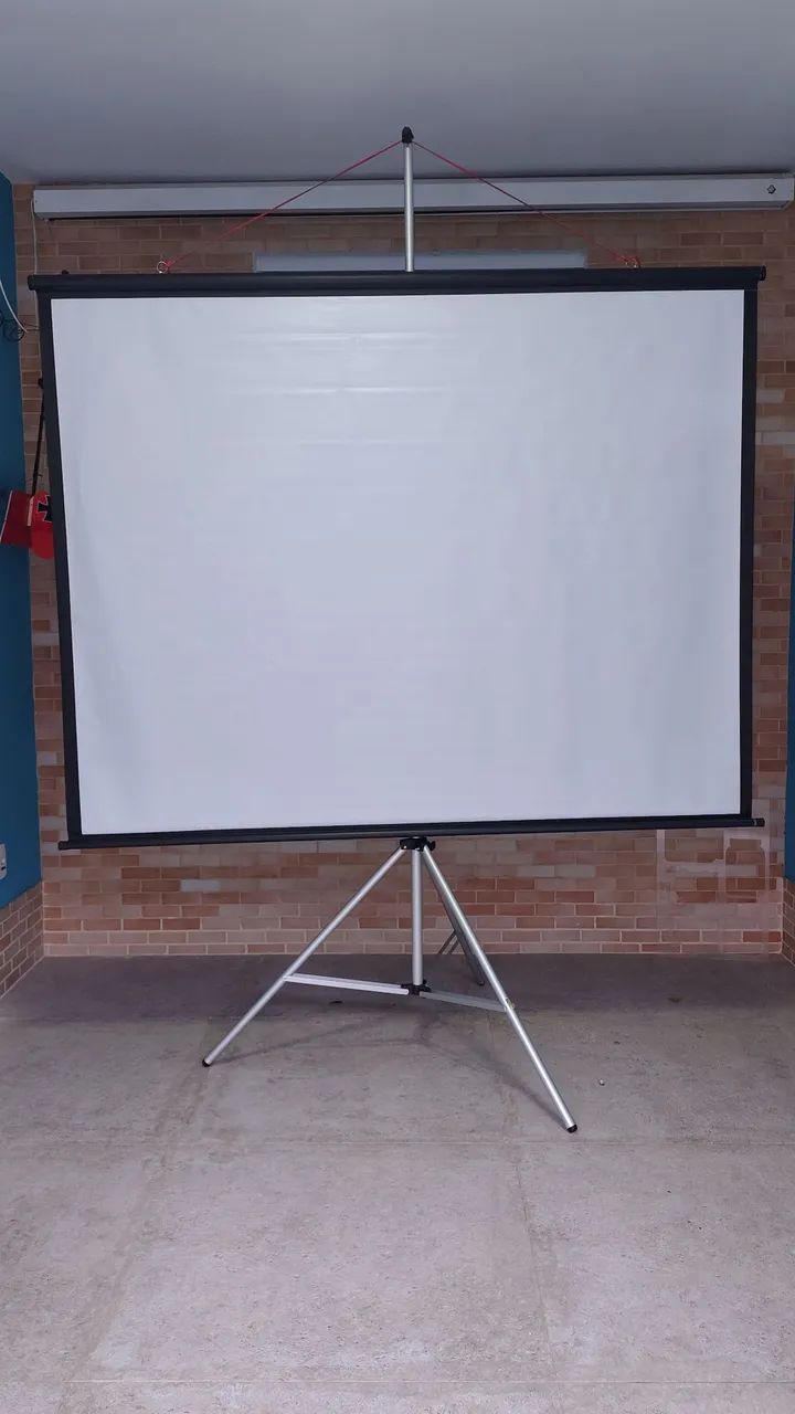 Tela de 100 polegadas mais tripé de alumínio 