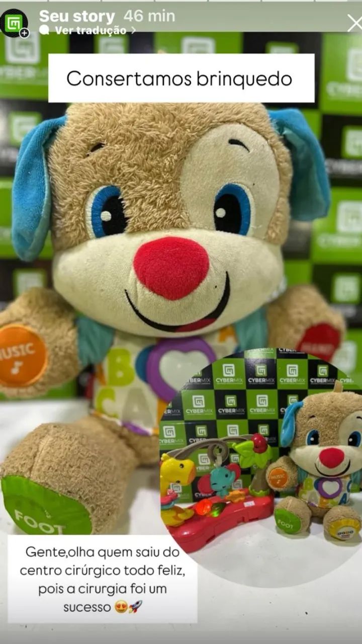 FAZEMOS MANUTENÇAO EM BRINQUEDOS 