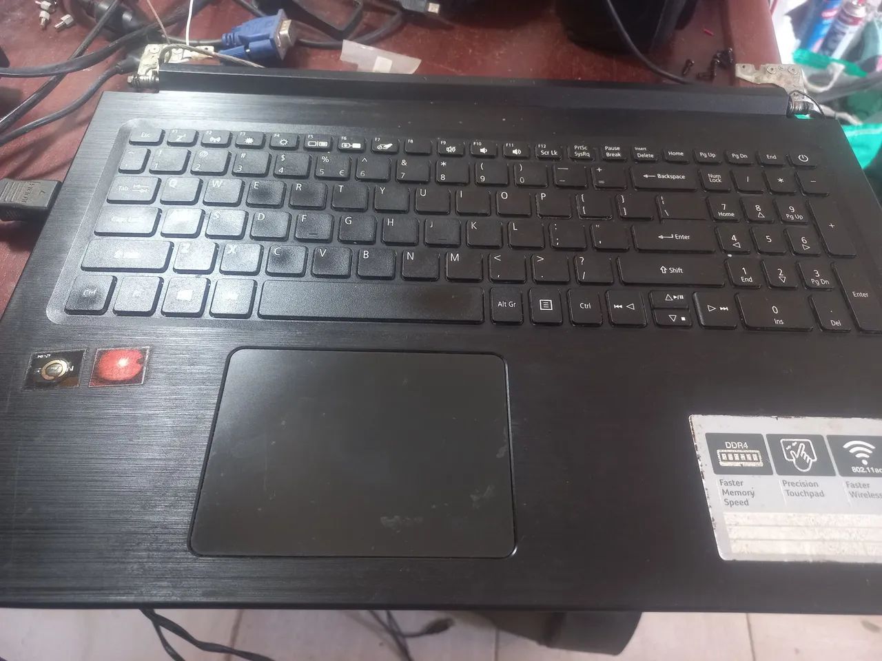 Vendo notebook sem tela rizen 3 4gb ddr4  - Foto 3