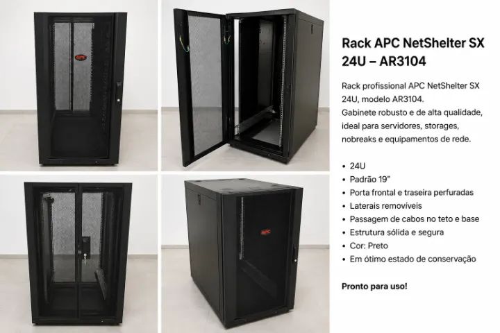 Rack Servidor APC AR3104 24u - Foto 3