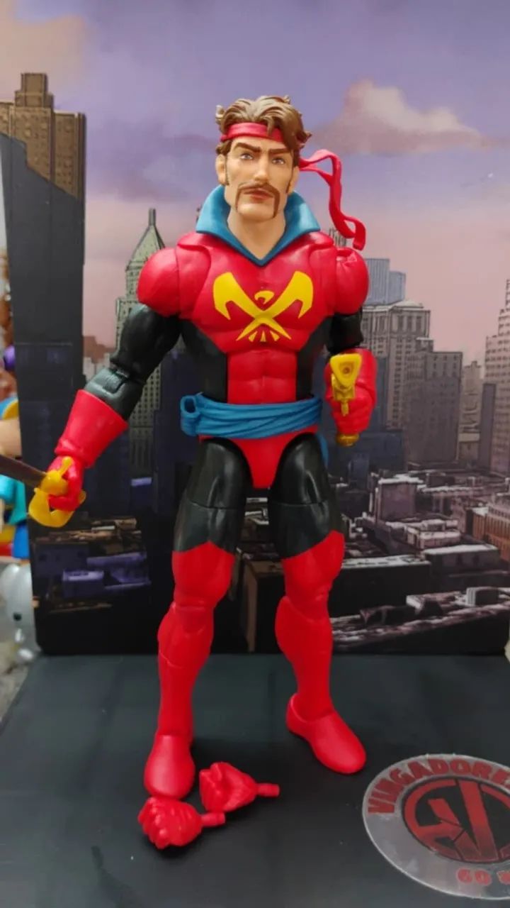 Boneco Marvel Legends X-Men Corsário 15 cm - Foto 2