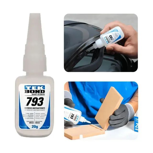  Kit 03 Cola Adesivo Instantâneo 793 20g - TekBond - Foto 4
