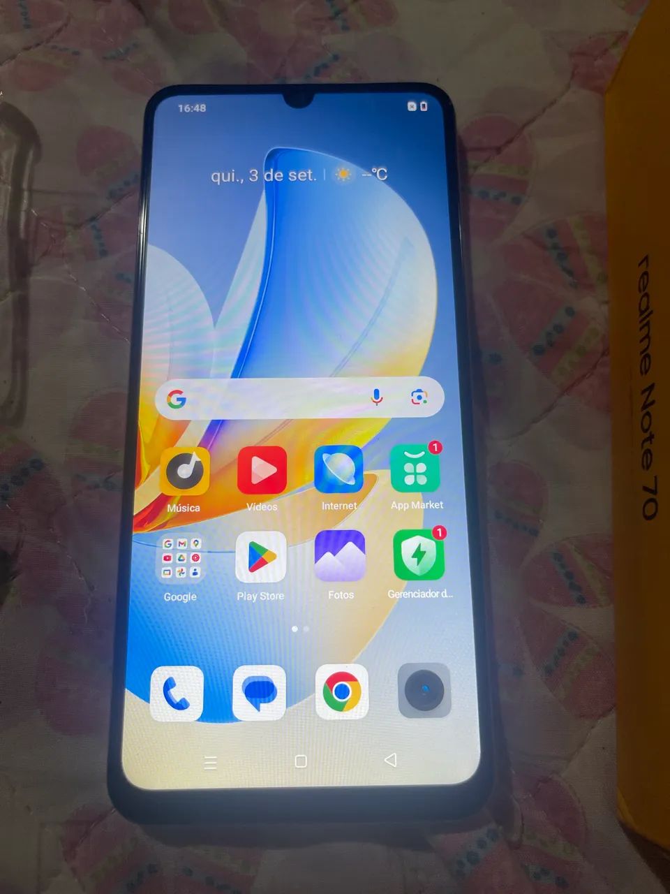 Vende se Realme Note 70 sem uso zero na caixa
