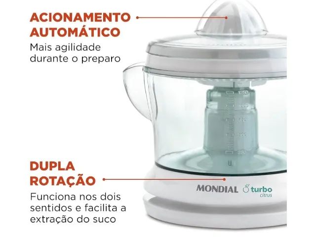 Espremedor Mondial Branco 110V - Foto 3