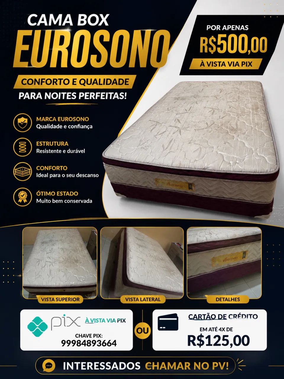 Cama Box Eurosono
