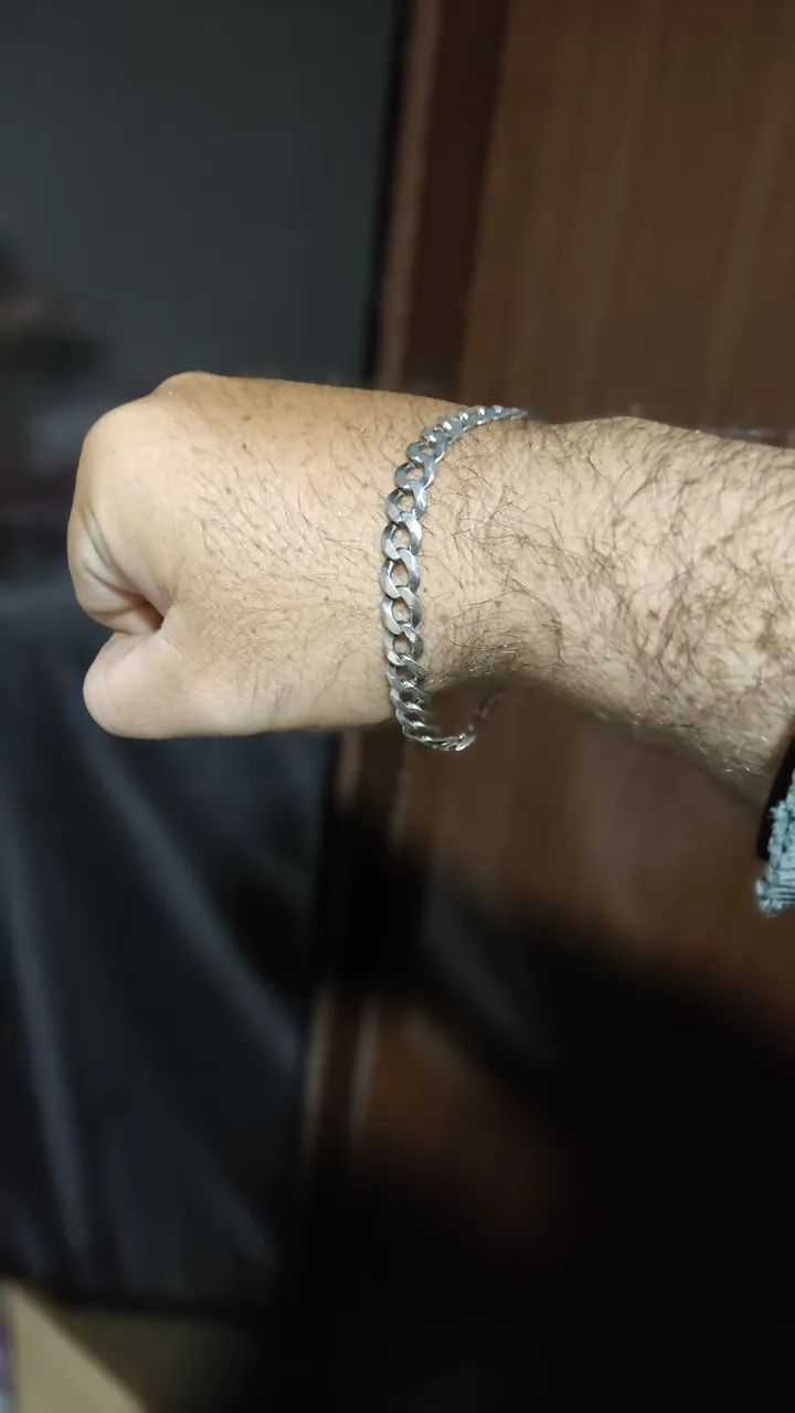 Pulseira de prata - Foto 2