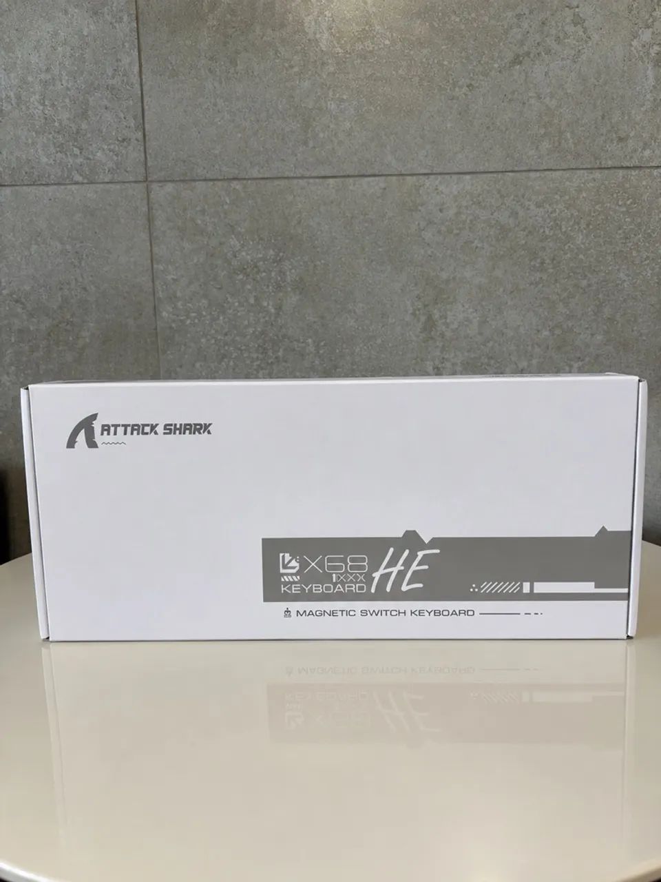 Attack Shark X68 HE Preto- Teclado Magnético 