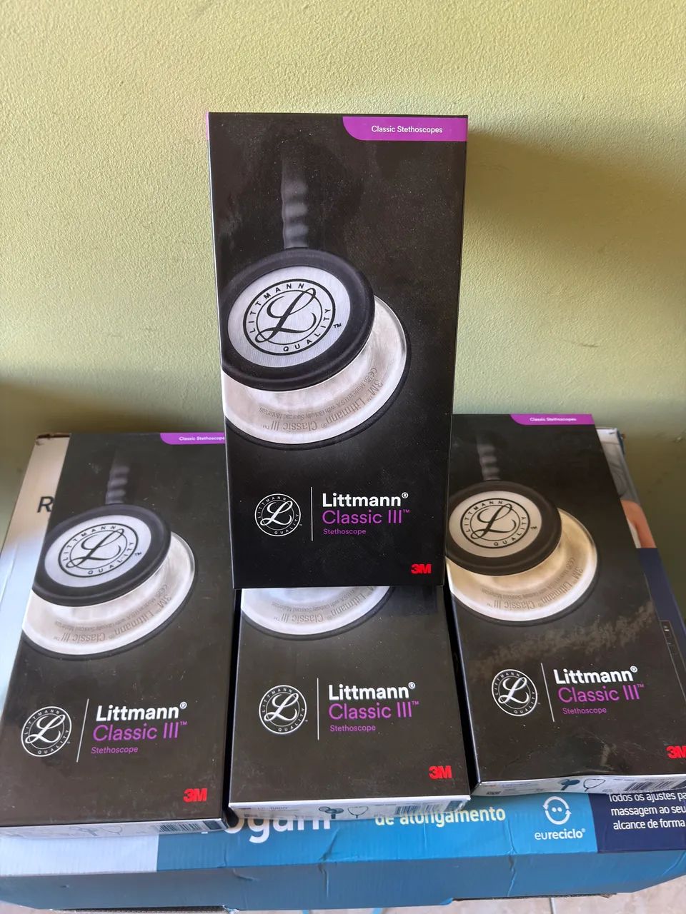 Estetoscópio 3M? Littmann® Classic III? Black Rainbow (Modelo 5870)