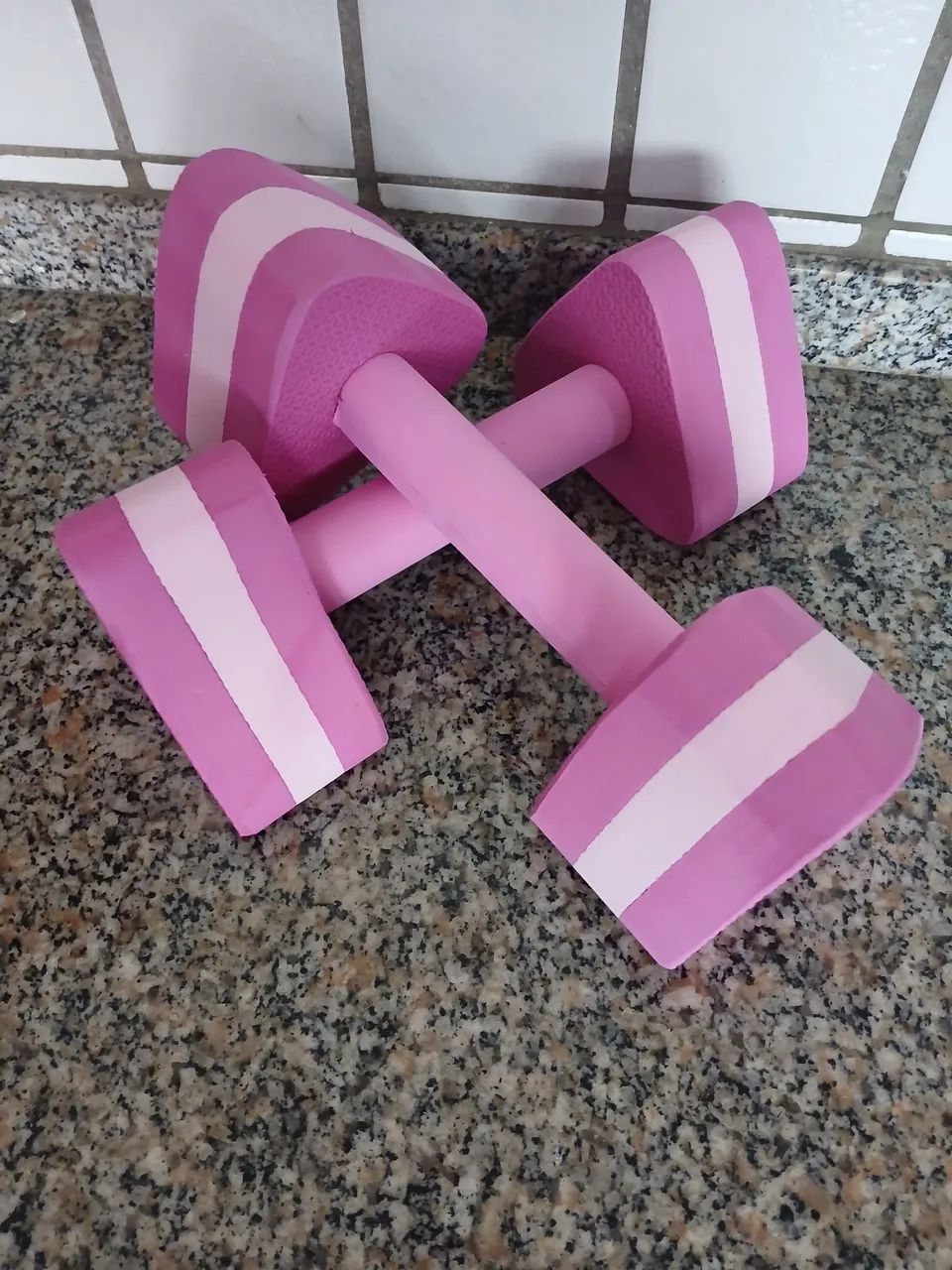 Par de Halteres de Hidroginastica + touca  - Foto 5