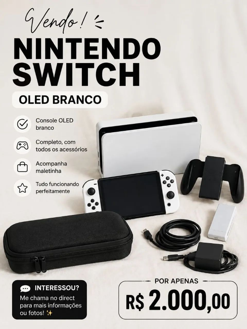 NINTENDO SWITCH OLED - Foto 4
