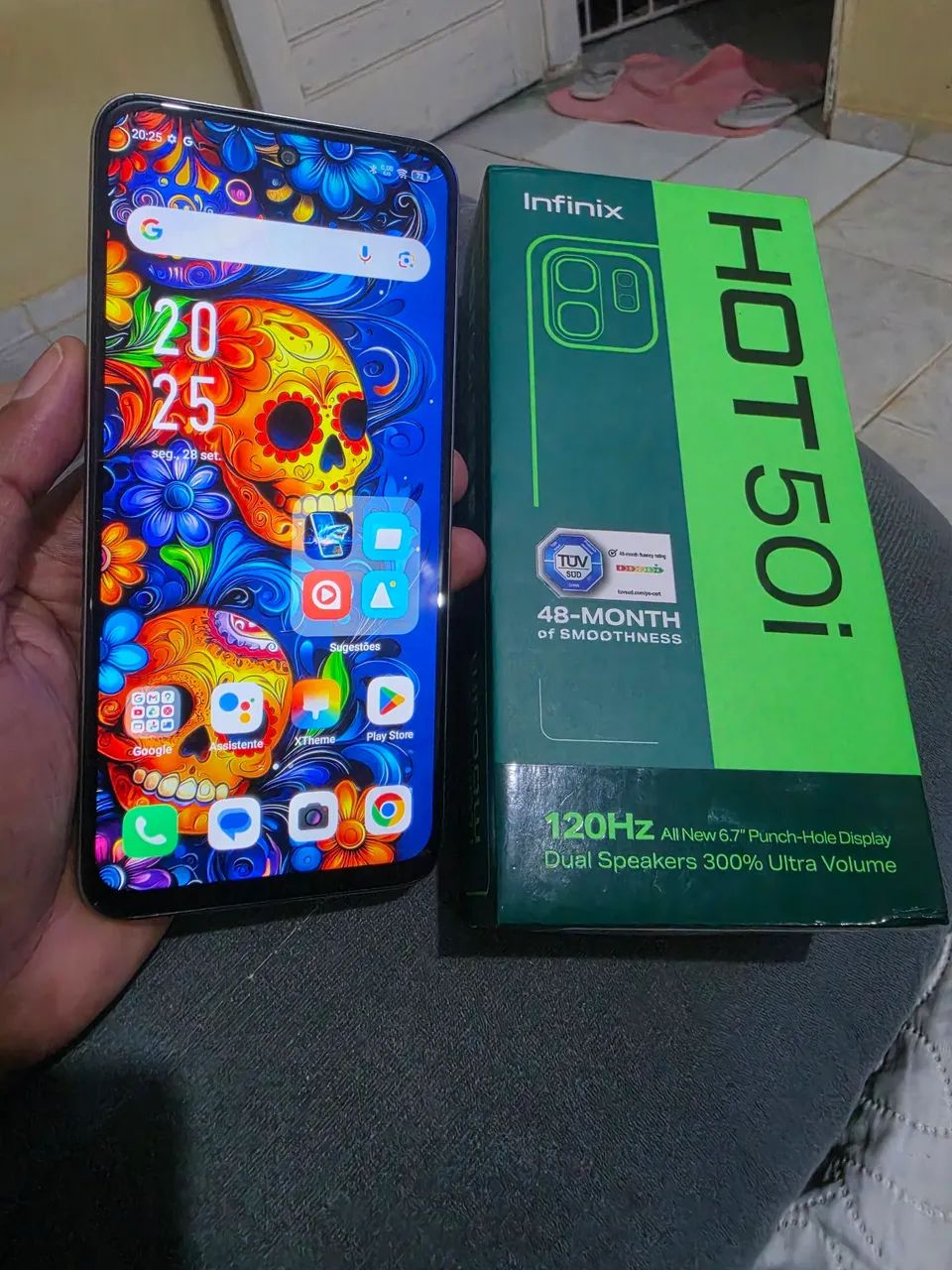 Infinit hote 50 256 gb com 6 de ram 
