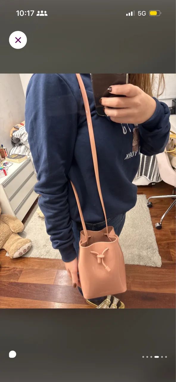 Bolsa Melissa Nude/Rose - Foto 2