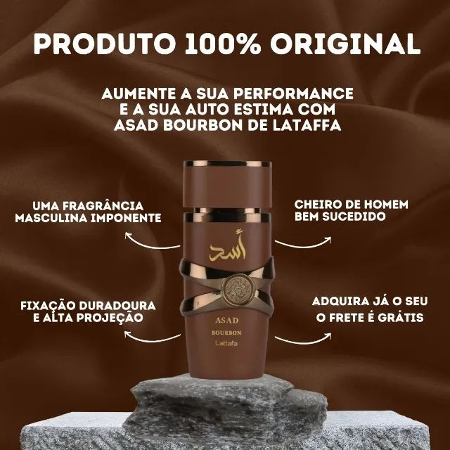 Asad Bourbon Lattafa 100ml - Original - Foto 2