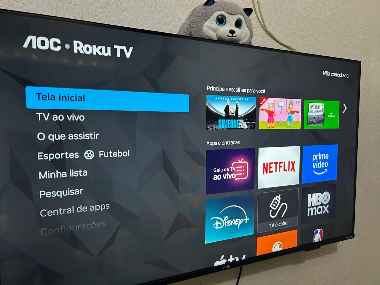 Tv nova de 43 smart 