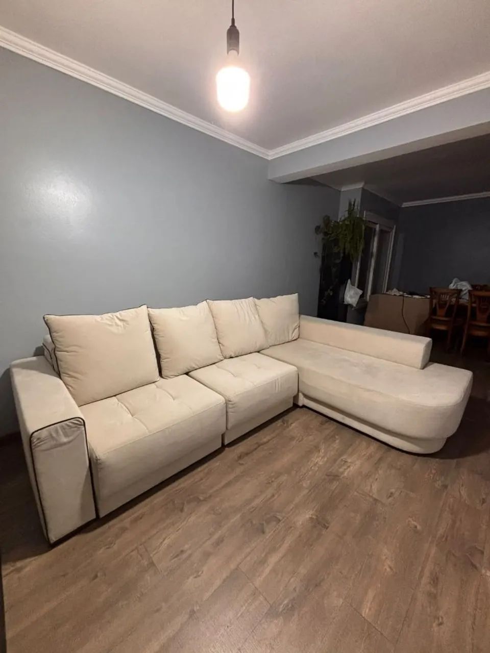 Sofá retrátil com chaise 2,85m