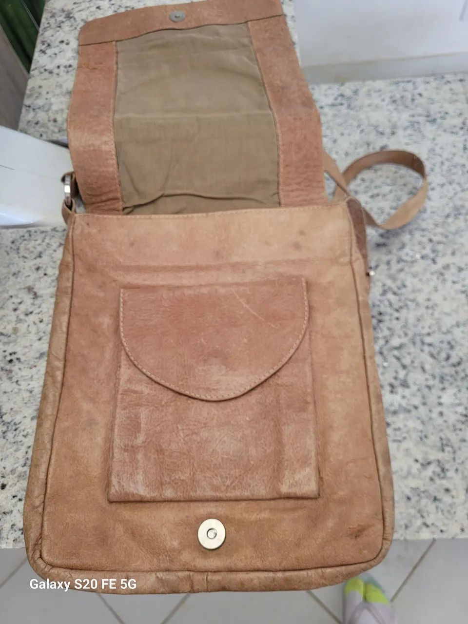 Bolsa feminina em couro legítimo Antonella - Foto 4