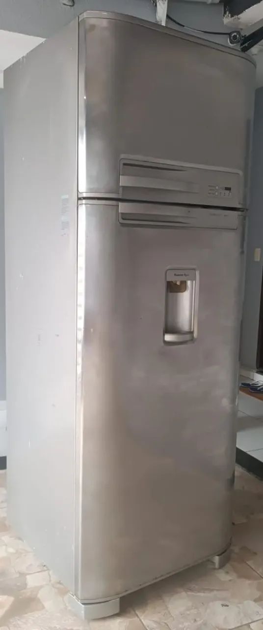 Geladeira inox 