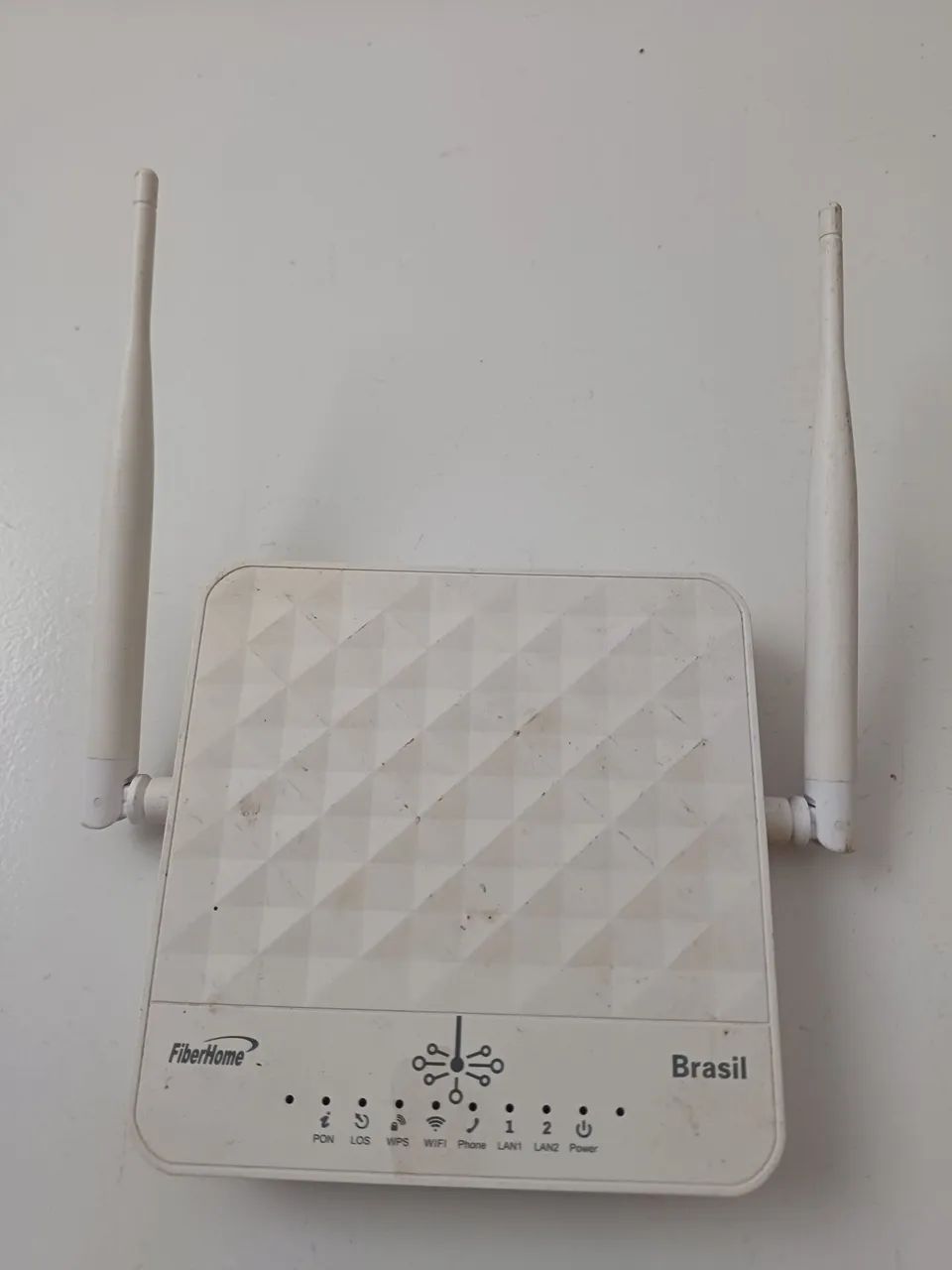 Modem gpon fiber home branco 