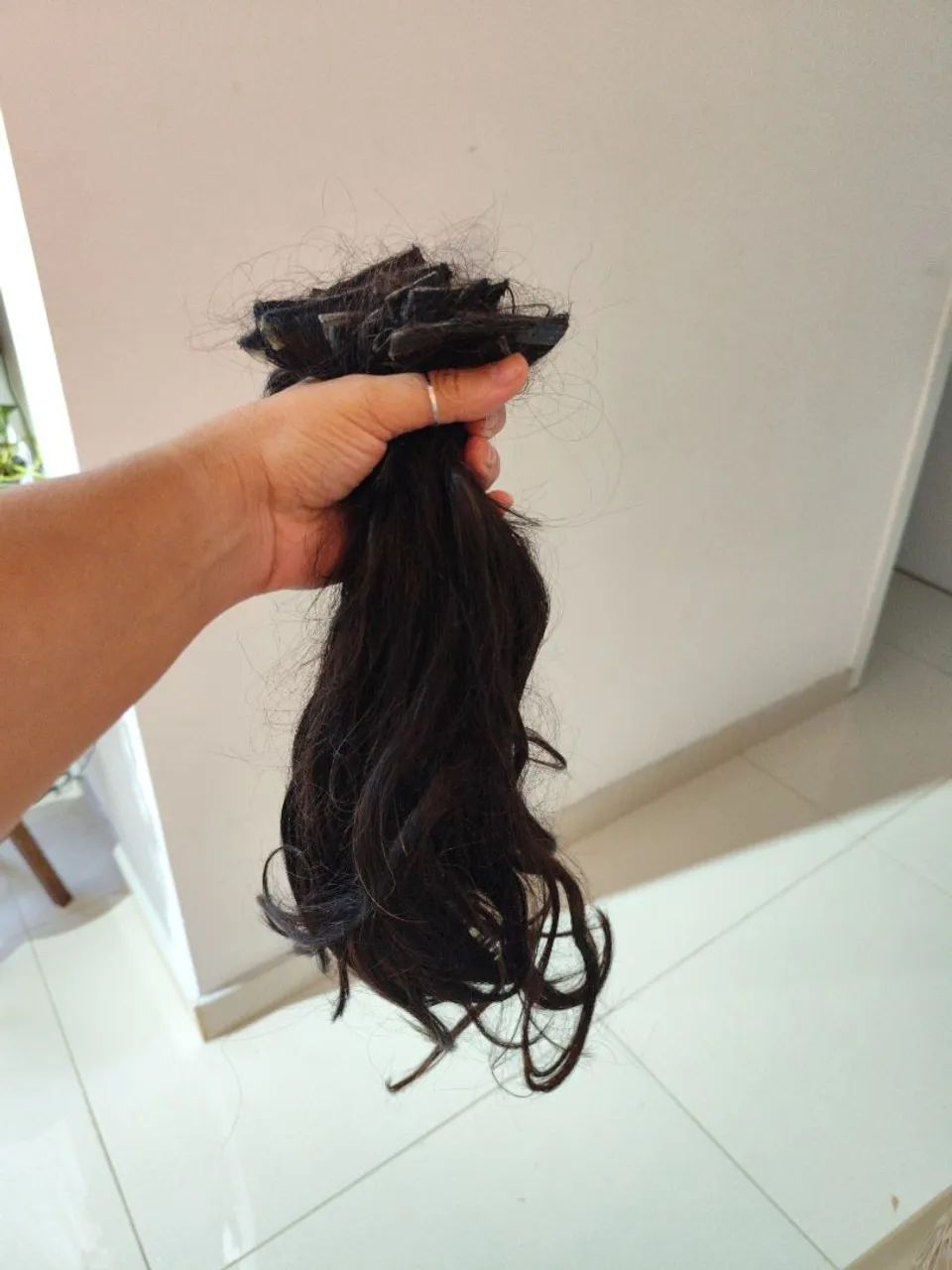 CABELO HUMANO 45CM - Foto 2