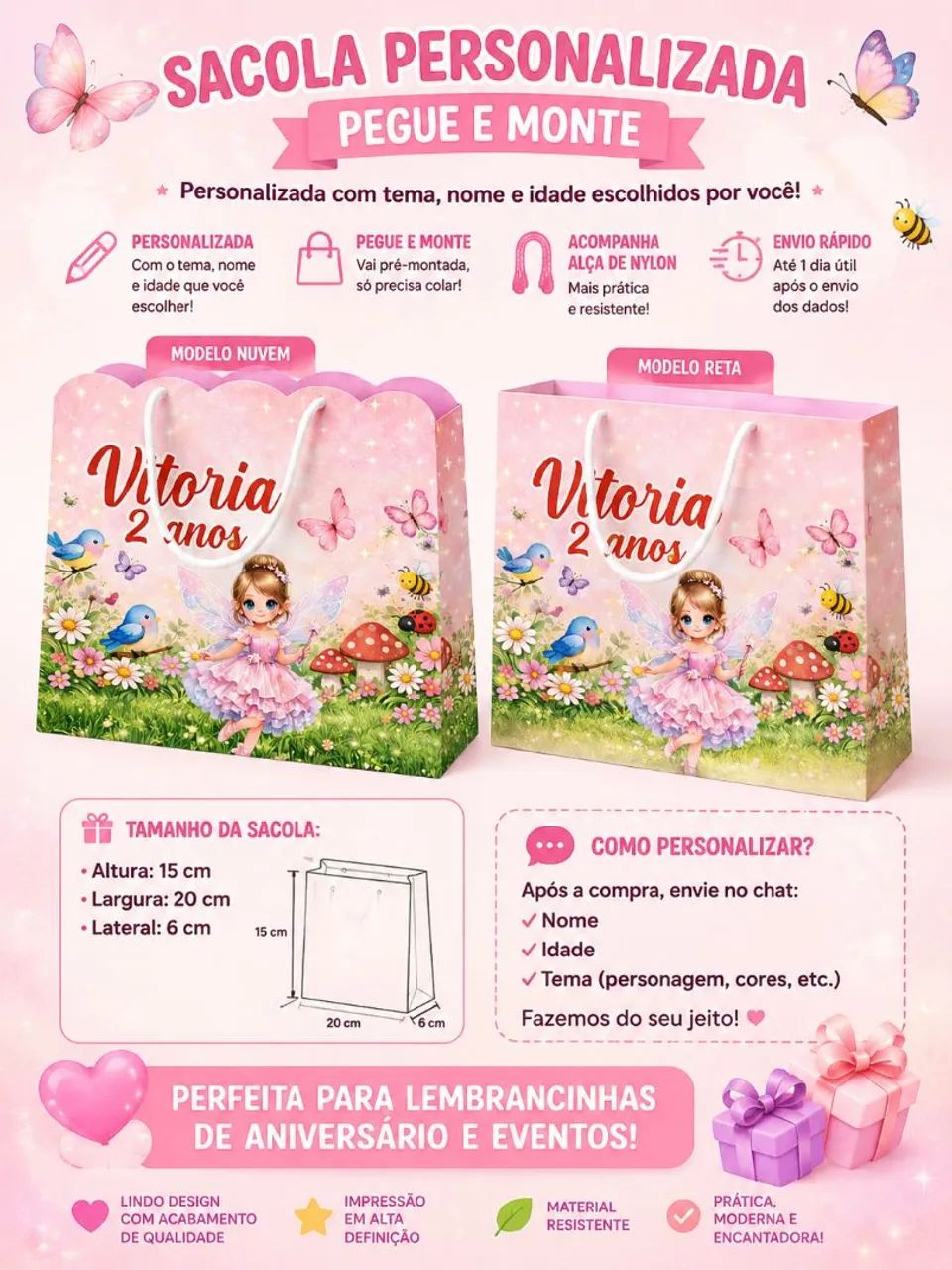 Sacolinhas personalizadas  - Foto 3