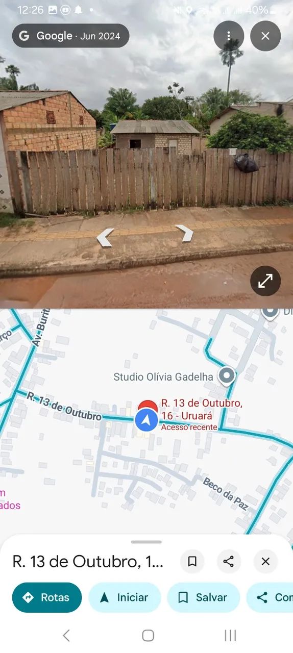 Vendo terreno com uma pequena casa  - Foto 5