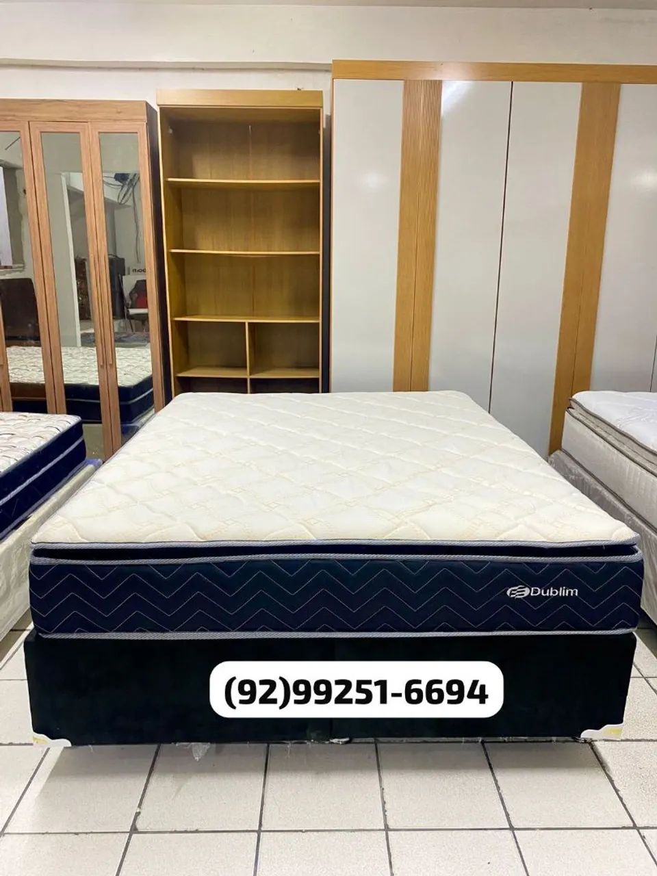 cama queen com pillow top
