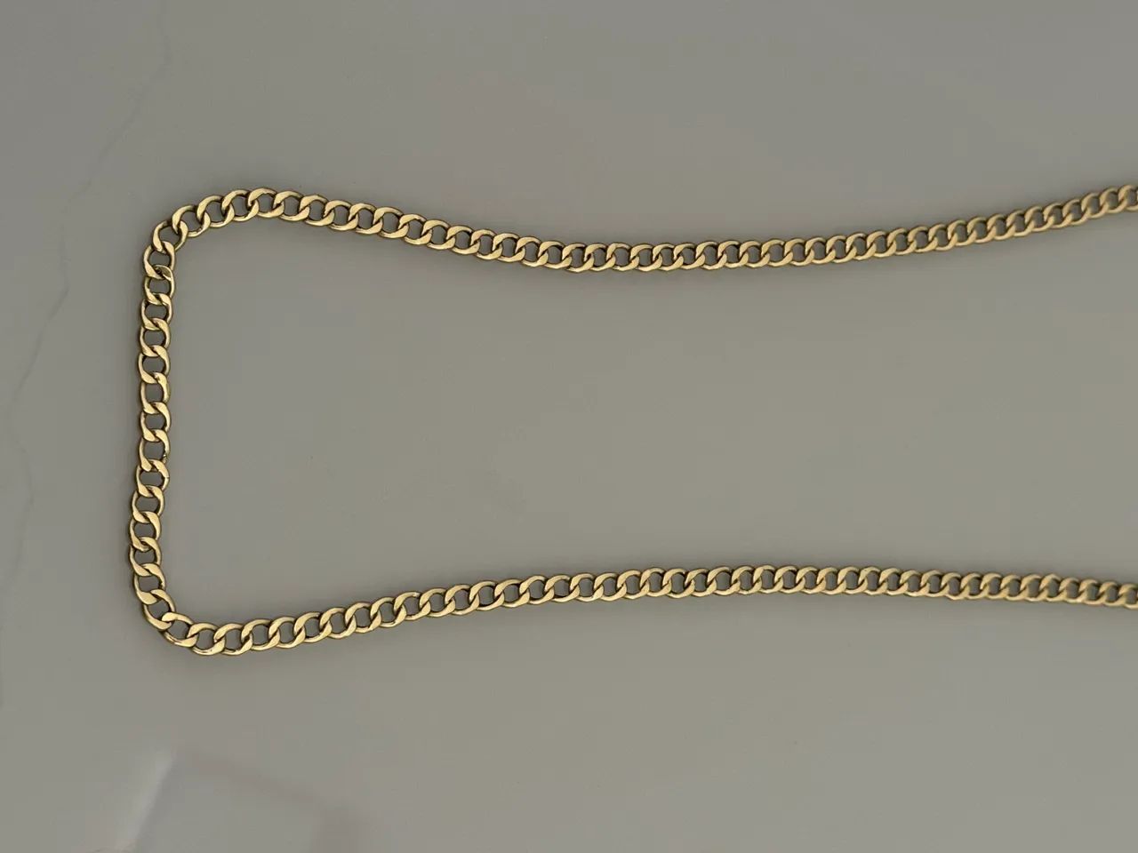 Corrente ouro 18k modelo grumet / 16,42g - Foto 3