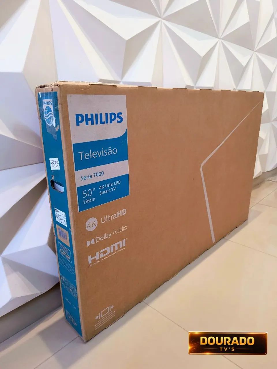 Tv smart "50 plihilips 4k nova na caixa 